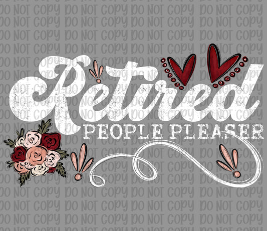 Retired People Pleaser White