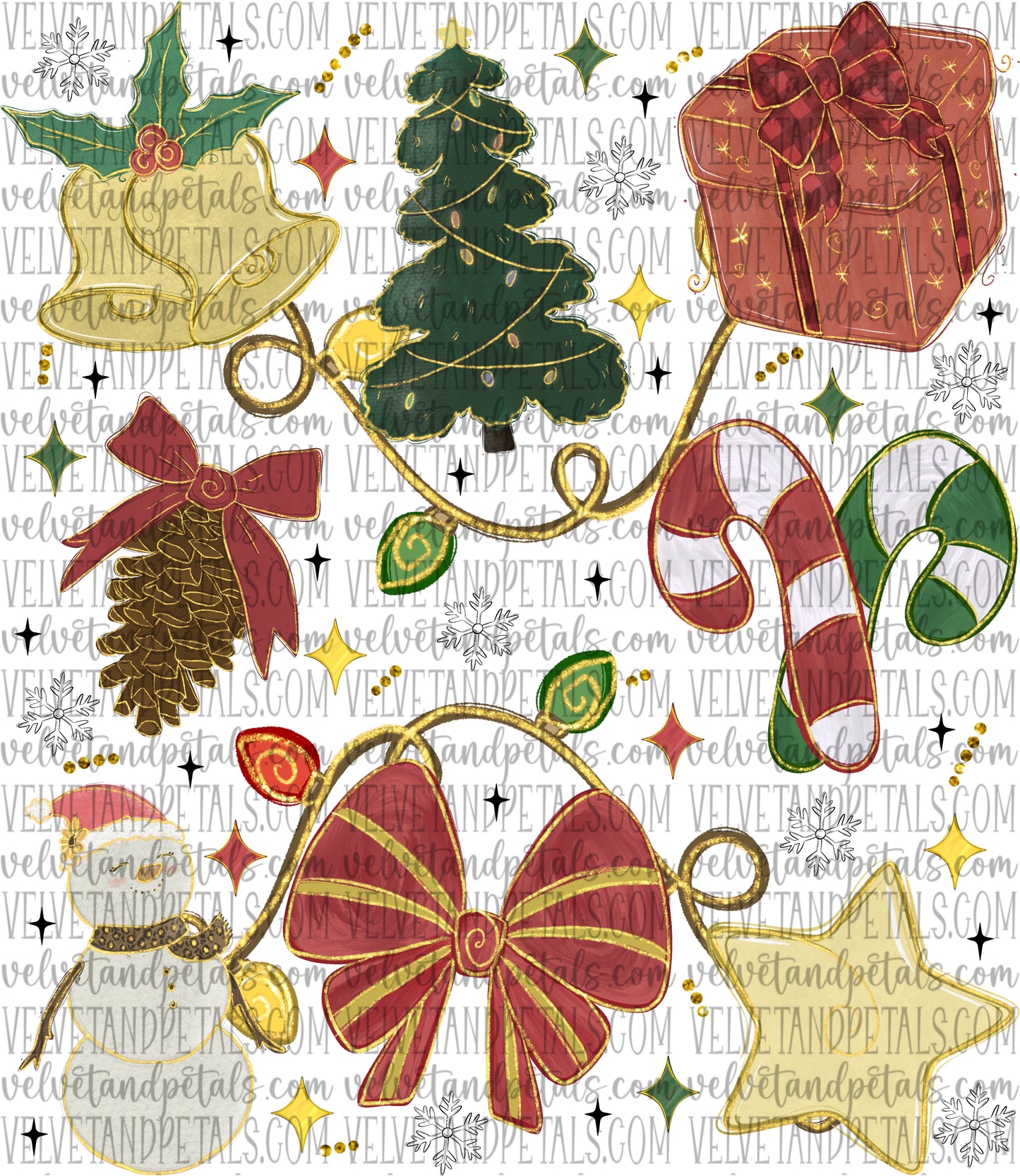 Vintage Christmas Collage