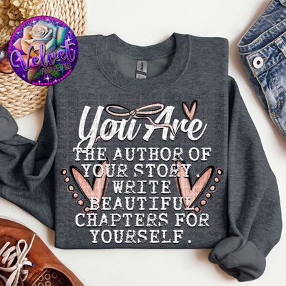 You Are The Author Of Your Story