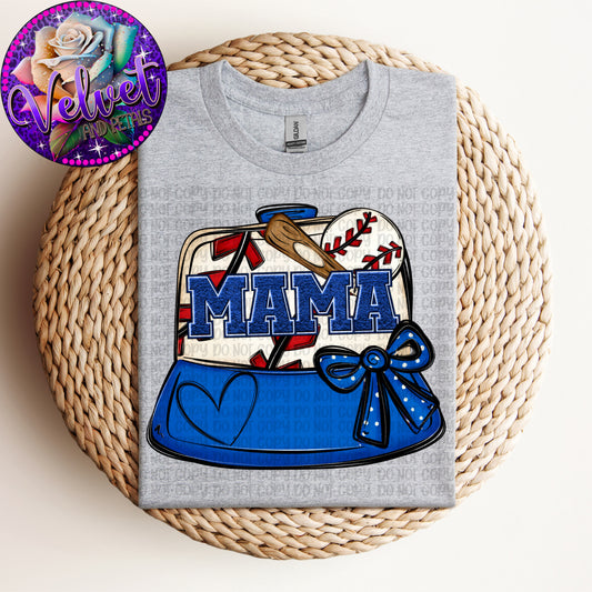 Baseball Mama Cap Blue